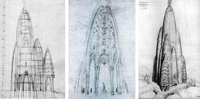 648x323 Gallery Of Never Built New York Projects From Gehry And - New York Building Sketch