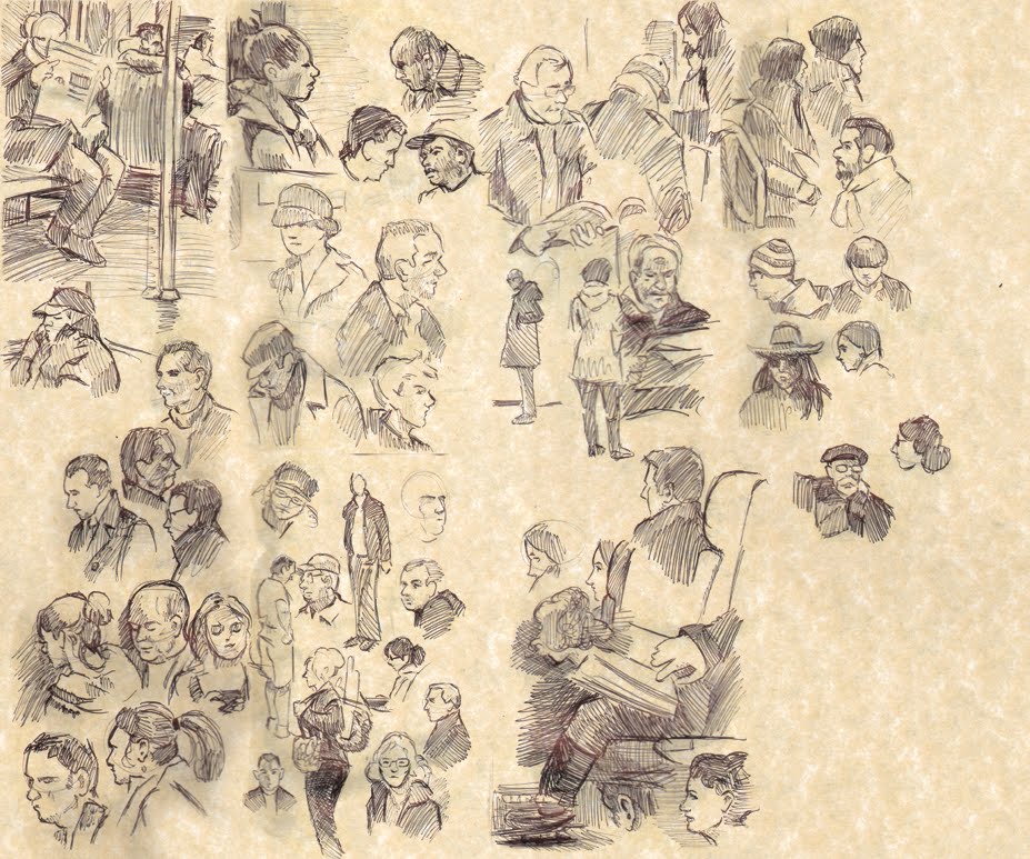 927x773 Jeff Porter Illustration New York City Sketch Book - New York City Sketch