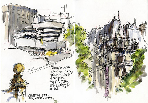 500x350 More New York Sketches - New York Sketch