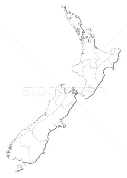 429x600 Map Of New Zealand Vector Illustration Steffen Hammer - New Zealand Map Sketch