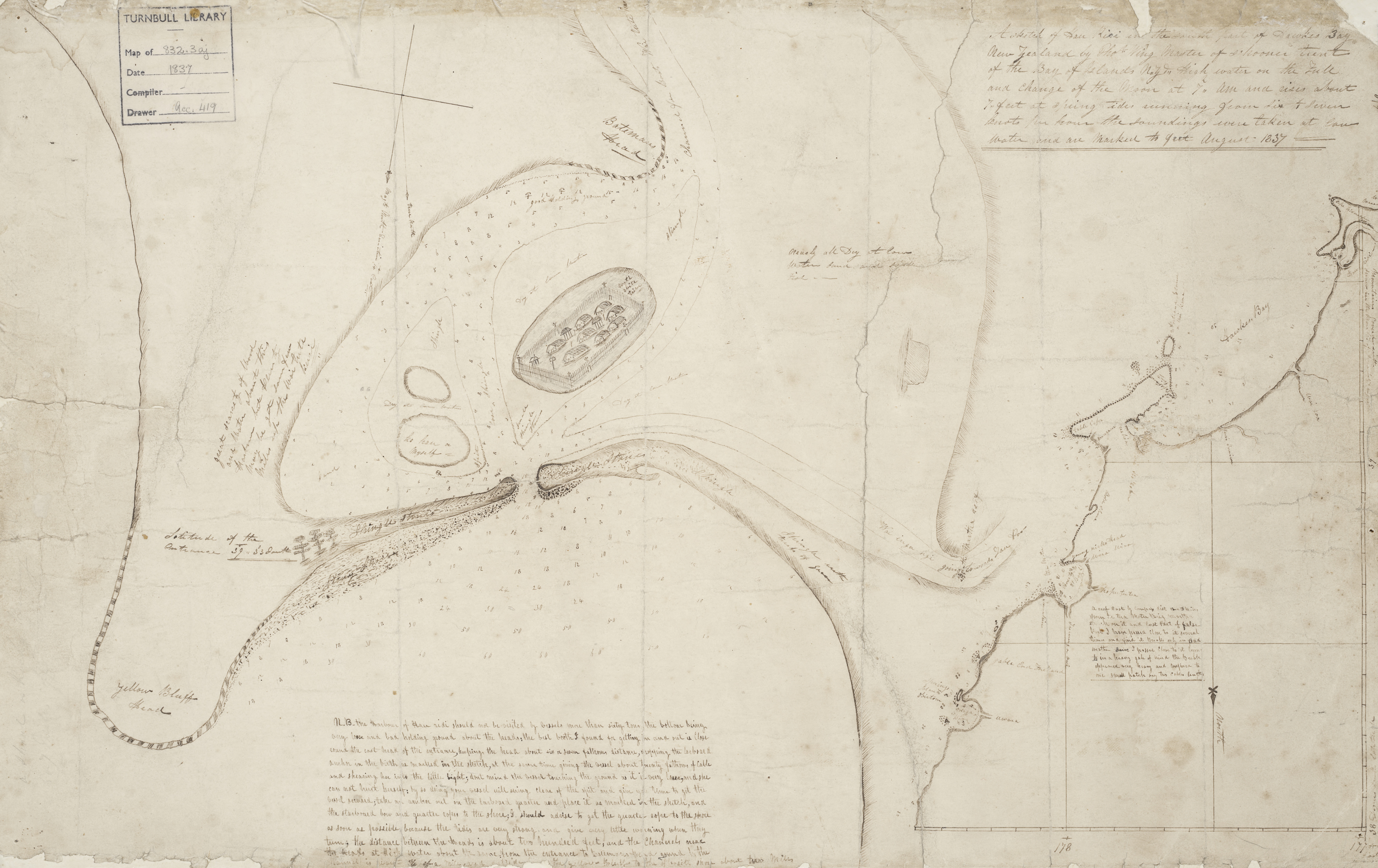 5932x3736 Filea Sketch Of Hau Ridi (Napier) In The South Part Of Hawkes Bay - New Zealand Map Sketch