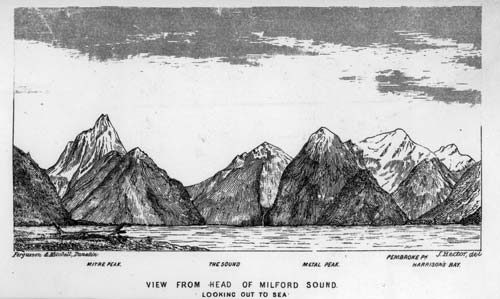 500x299 Milford Sound Landscapes Overview Te Ara Encyclopedia Of New - New Zealand Sketch