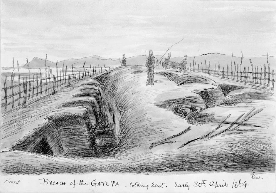 940x657 Sketch Of Gate Nzhistory, New Zealand History Online - New Zealand Sketch