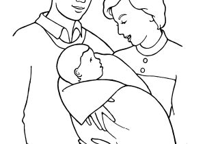 300x210 Mother Father And Baby Sketches Contour Drawing, Family Mother - Newborn Baby Sketches