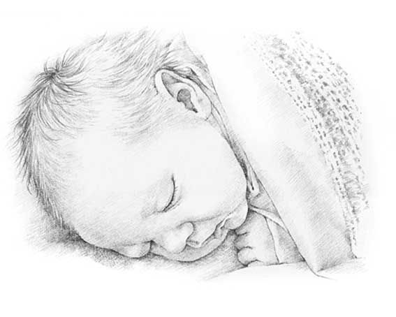  Newborn Baby Sketches at PaintingValley.com Explore collection of 