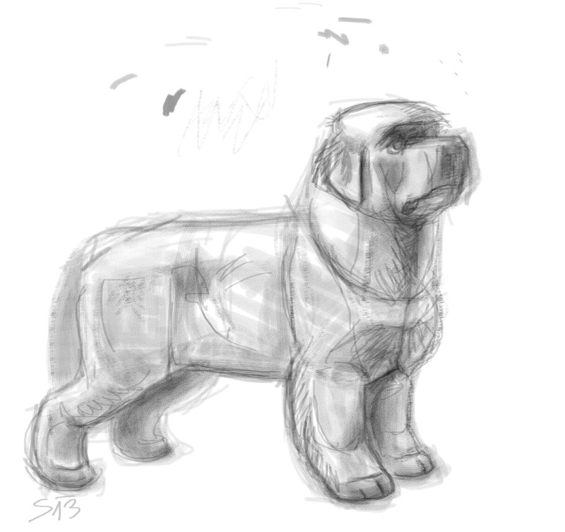 800x753 Newfoundland Dog Sketch By Theurbanfox - Newfoundland Dog Sketch