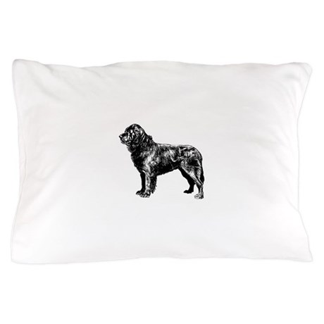 460x460 Newfoundland Sketch Pillow Case By Fungiftsfordogowners - Newfoundland Sketch