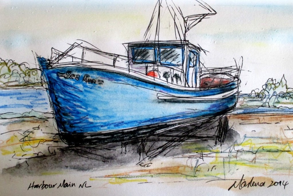 1024x685 Some More Sketches From My Newfoundland And Nova Scotia Trip - Newfoundland Sketch