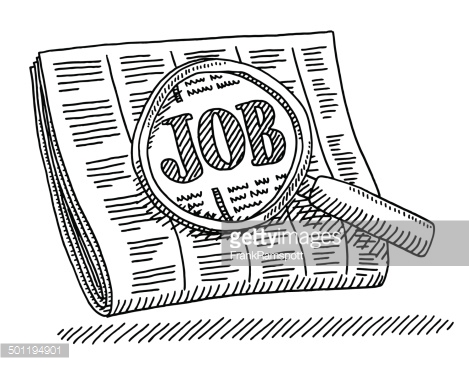 469x365 Job Clipart Sketch ~ Frames ~ Illustrations ~ Hd Images ~ Photo - Newspaper Sketch