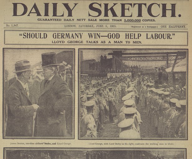 616x510 Daily Sketch, Number 1947, June 5, 1915 - Newspaper Sketch