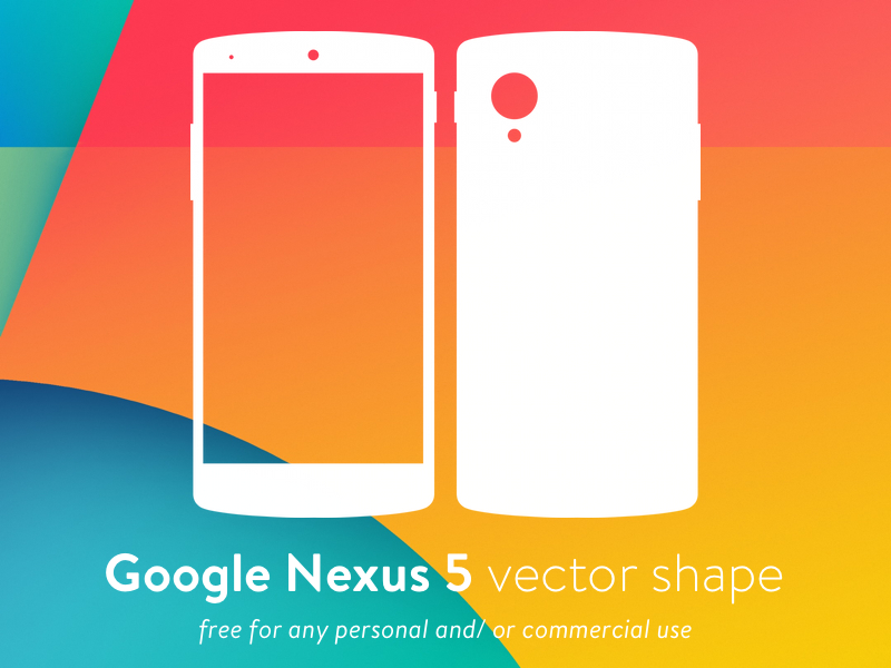 800x600 Nexus 5 Vector Shape Svg Freebie - Nexus Sketch
