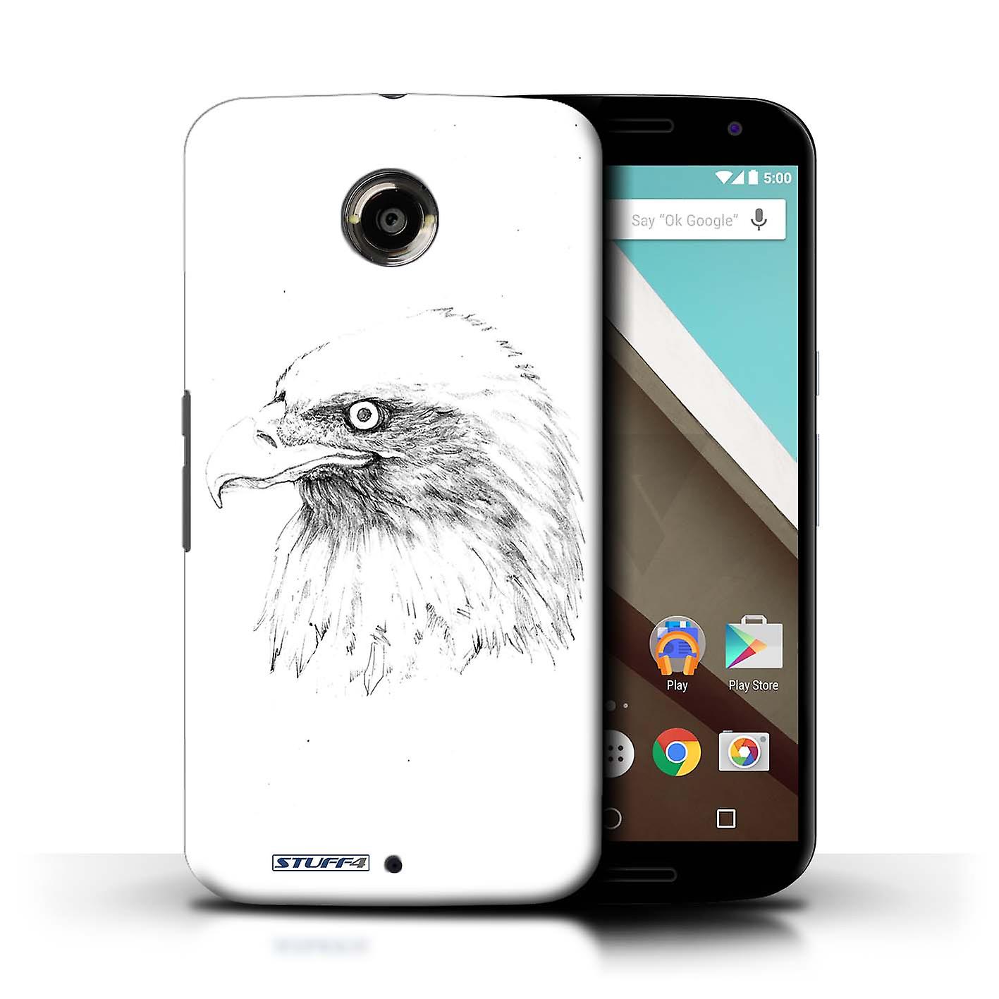 1417x1417 Stuff4 Casecover For Motorola Nexus 6eagleirdsketch Drawing - Nexus Sketch