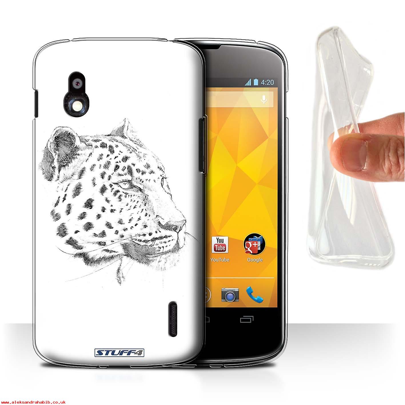 1417x1417 The Cheapest Stuff4 Geltpu Casecover For Lg Nexus 4e960leopard - Nexus Sketch
