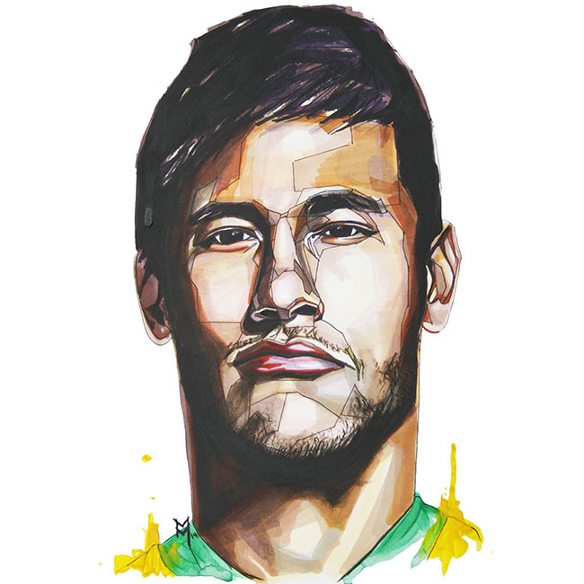 650x650 Neymar Jr The Original Online Art Gallery - Neymar Sketch