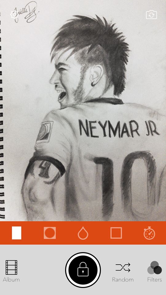 540x960 Neymar Wolfswagg - Neymar Sketch