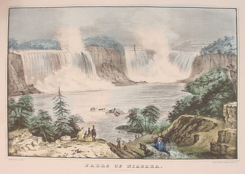 840x596 History - Niagara Falls Sketch