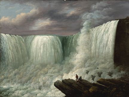 432x324 Hudson River Newington Cropsey Cultural Studies Center - Niagara Falls Sketch