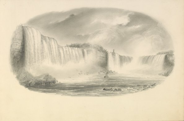 594x390 The Artist Is - Niagara Falls Sketch