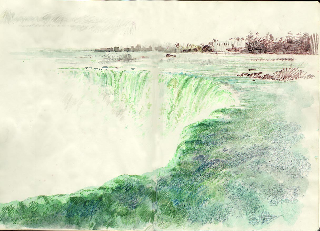 Niagara Falls Sketch at Explore collection of