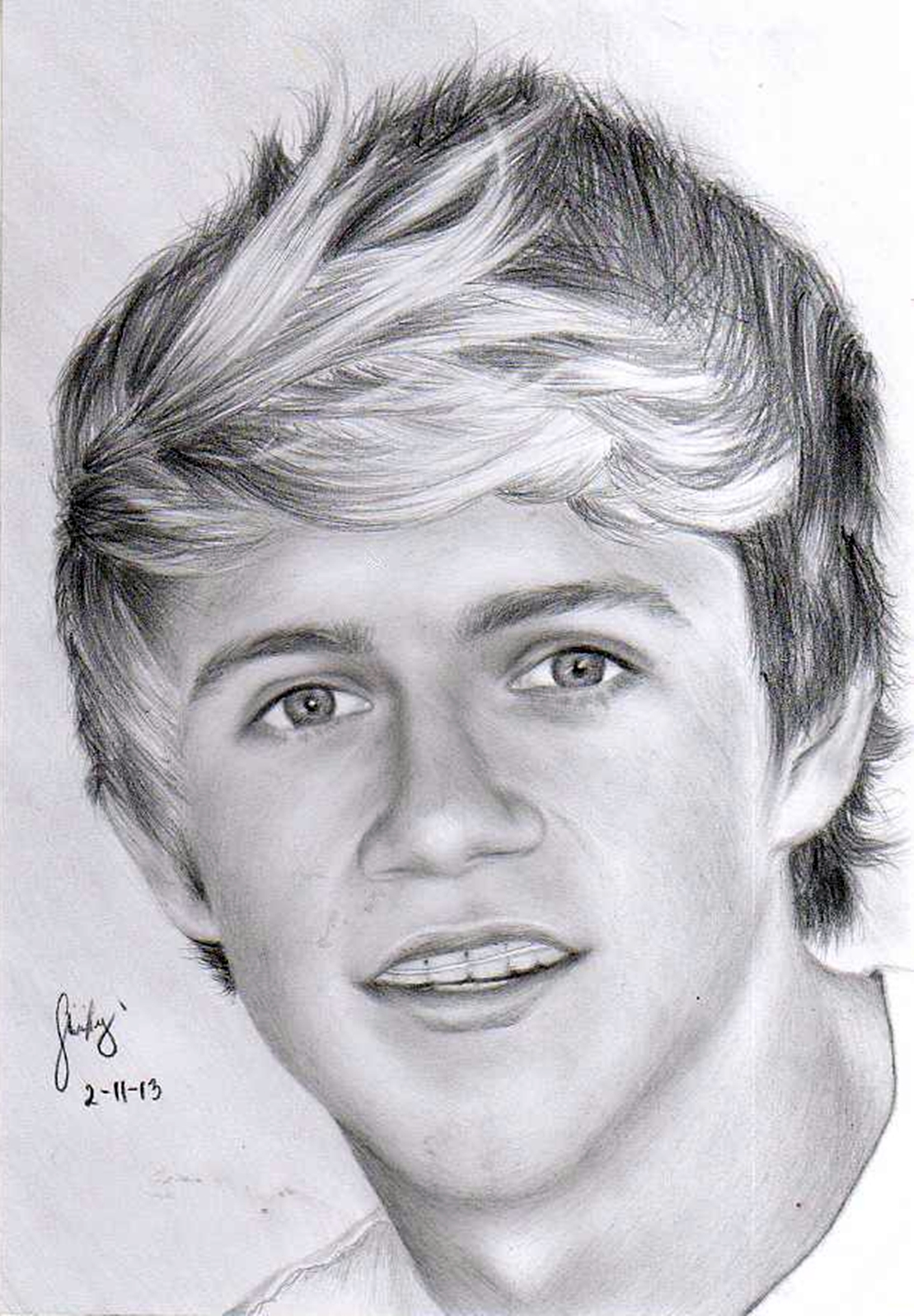1109x1598 Niall Horan By Minickart - Niall Horan Sketch