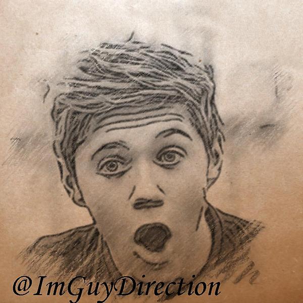 600x600 Icomedylife On Twitter Niall Horan Sketch, Rt If You Love It - Niall Horan Sketch