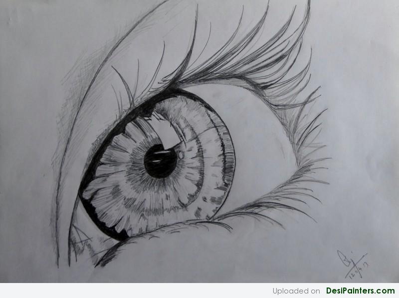 800x597 Pencil Sketch Of A Beautiful Eye - Nice Sketches