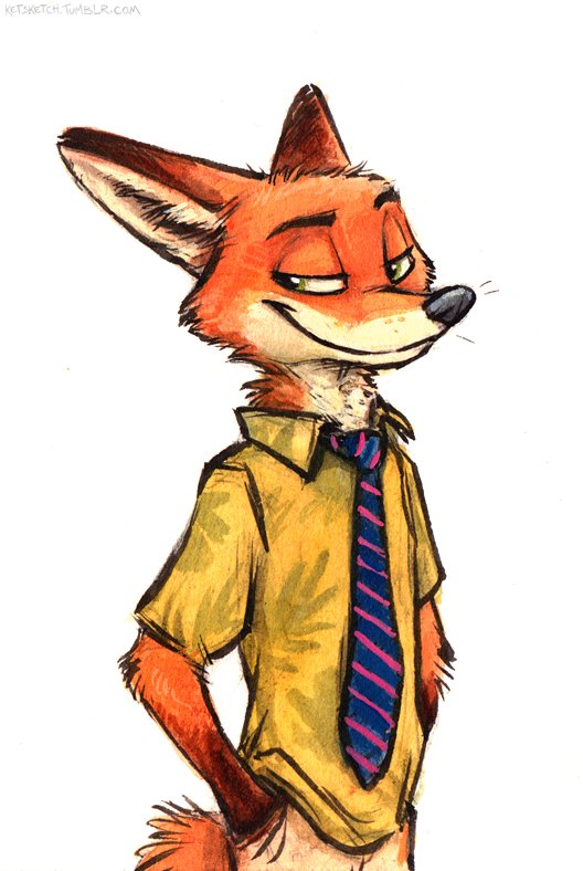 528x788 Nick Sketch By Kenket - Nick Sketch