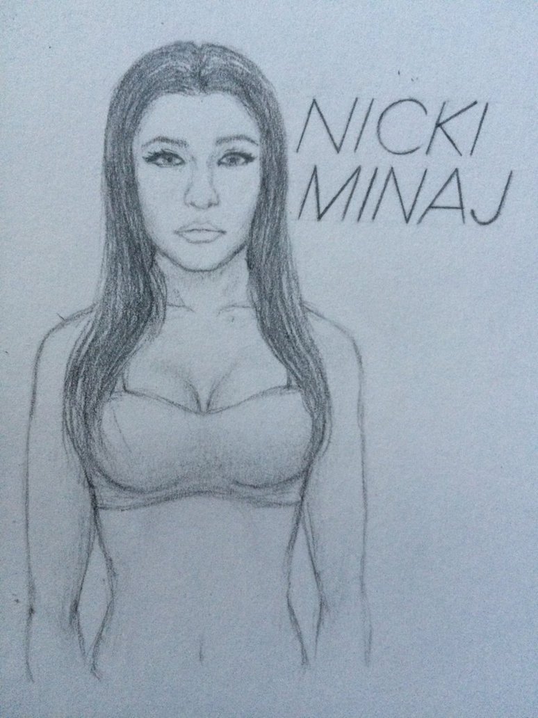 774x1032 Nicki Minaj Drawing By Anko6 - Nicki Minaj Sketch