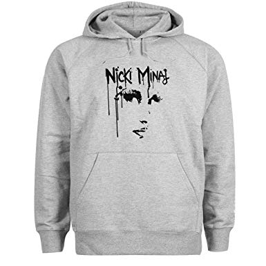 385x385 Nicki Minaj Face Art Sketch Black Grey Unisex Hoodie 4x Large - Nicki Minaj Sketch