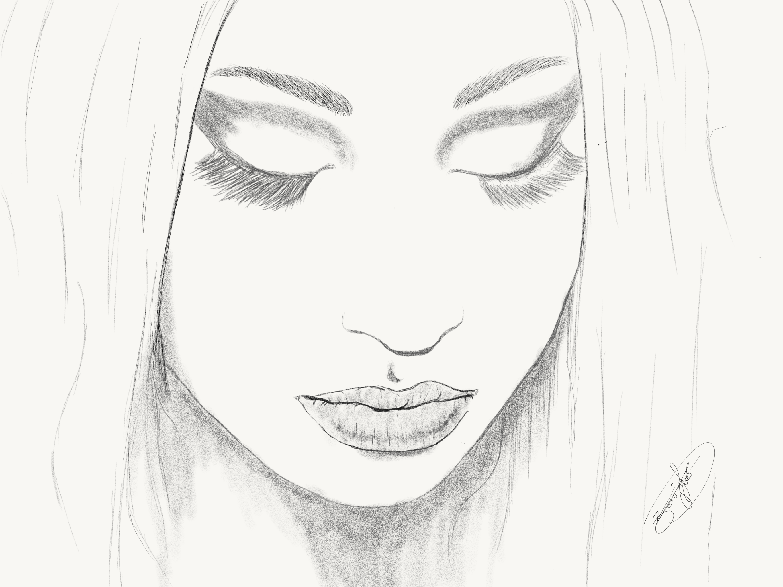 2732x2048 Nicki Minaj Madara Zero - Nicki Minaj Sketch