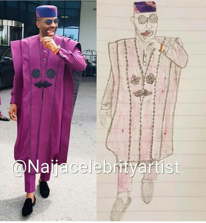 720x777 The Ugly Pencil Sketch Trend Of Nigerian Celebrities - Nigerian Sketch