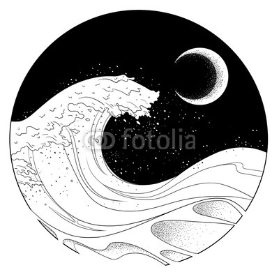 400x400 The Wave - Night Sketch