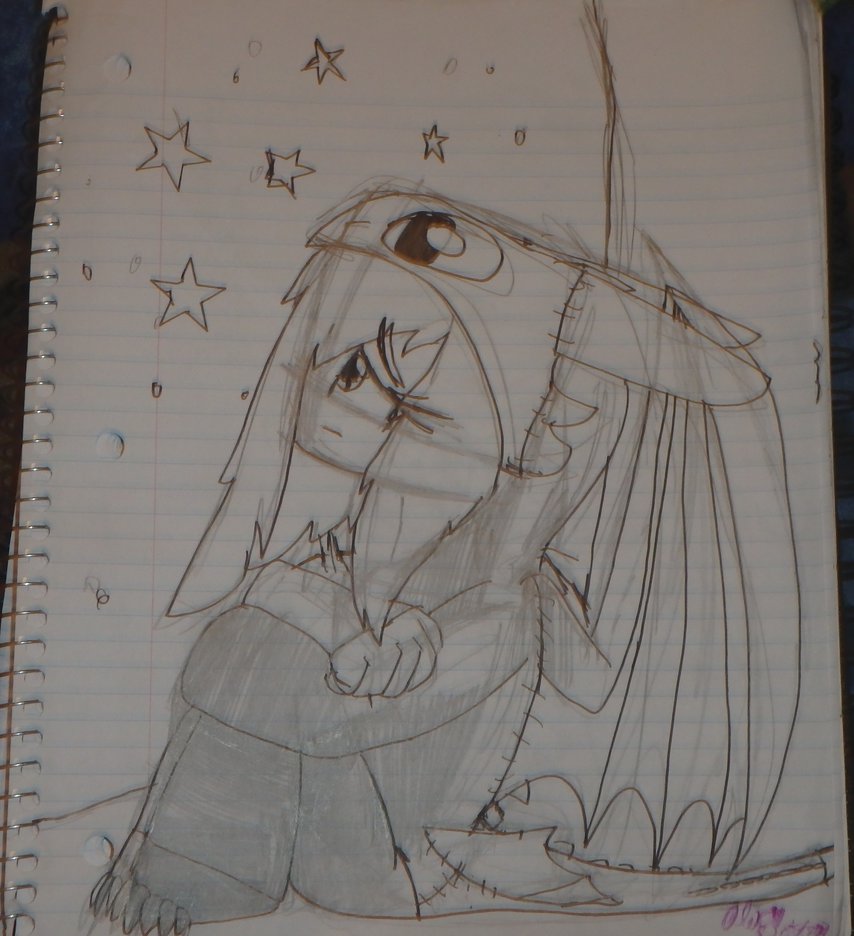 854x936 Looking - Night Sky Sketch