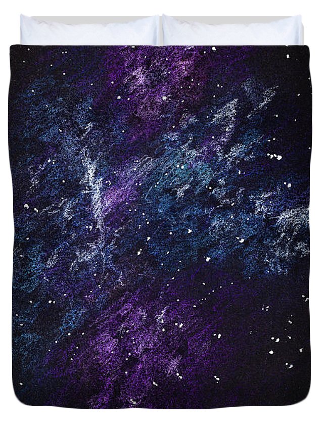 645x853 Sketch Of Abstract Design Night Sky Duvet Cover For Sale By - Night Sky Sketch