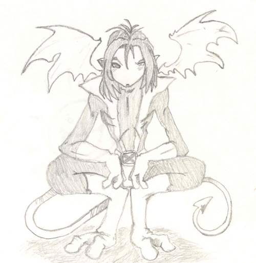 500x513 Nightcrawler Sketch By Sickness 2d - Nightcrawler Sketch