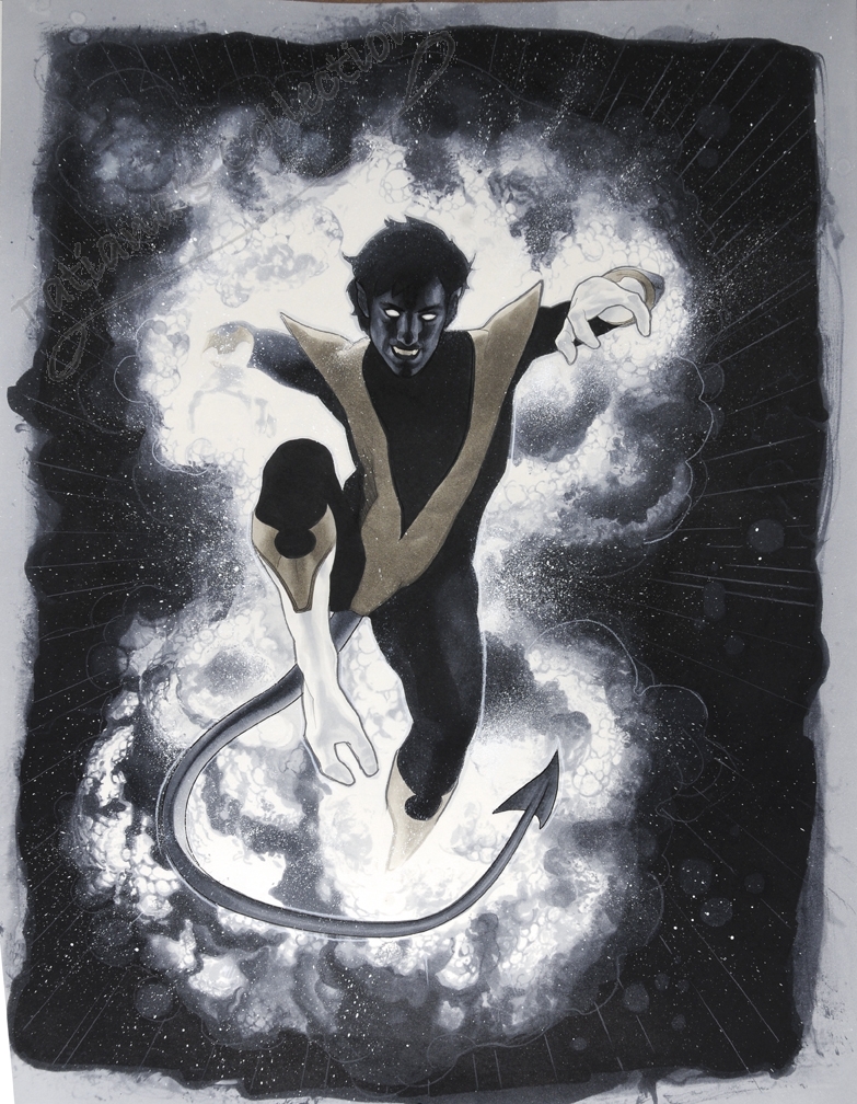 783x1008 Adam Hughes Nightcrawler Sketch Commission, In Tatiana Tdart - Nightcrawler Sketch