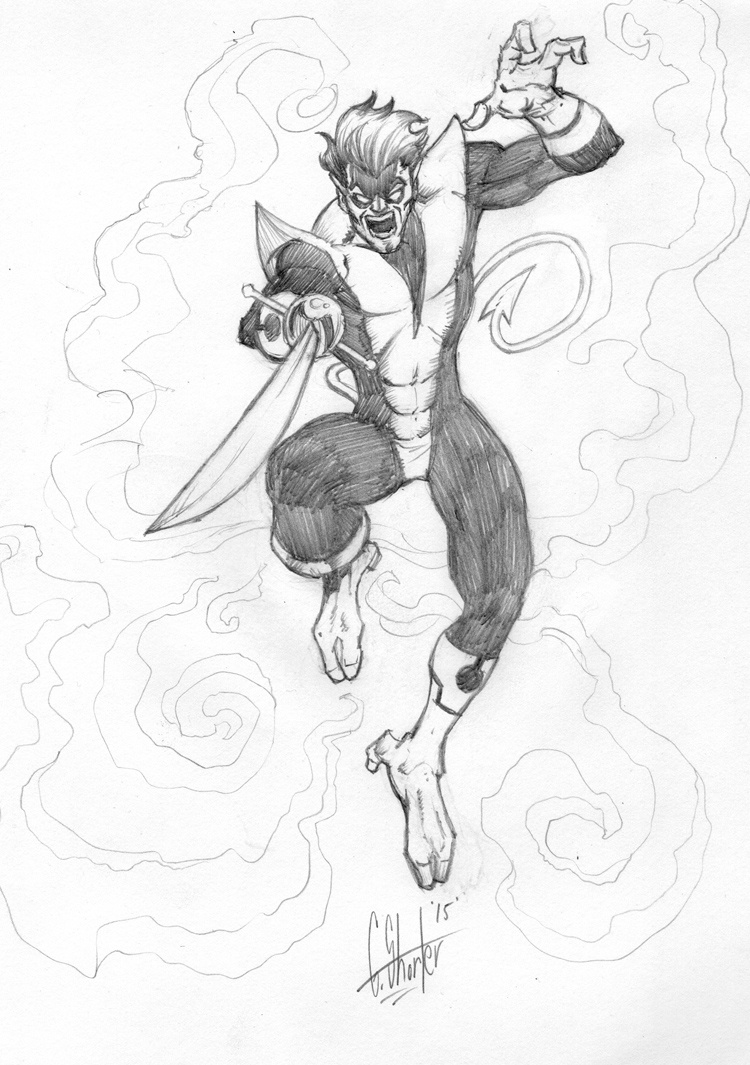 750x1065 Sketch Book - Nightcrawler Sketch