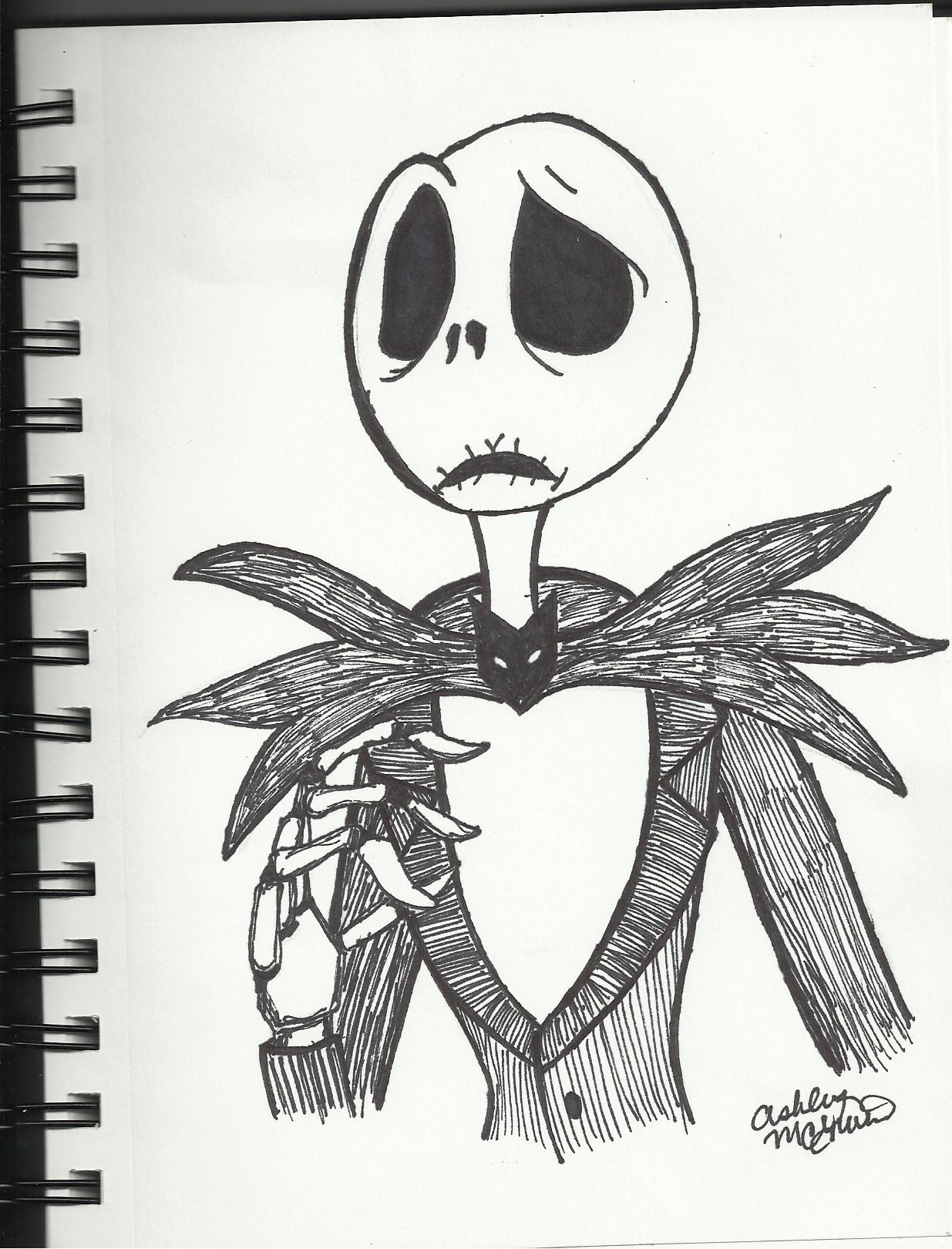 1235x1620 Nightmare Before Christmas Drawings Decorating Ideas - Nightmare Before Christmas Sketches