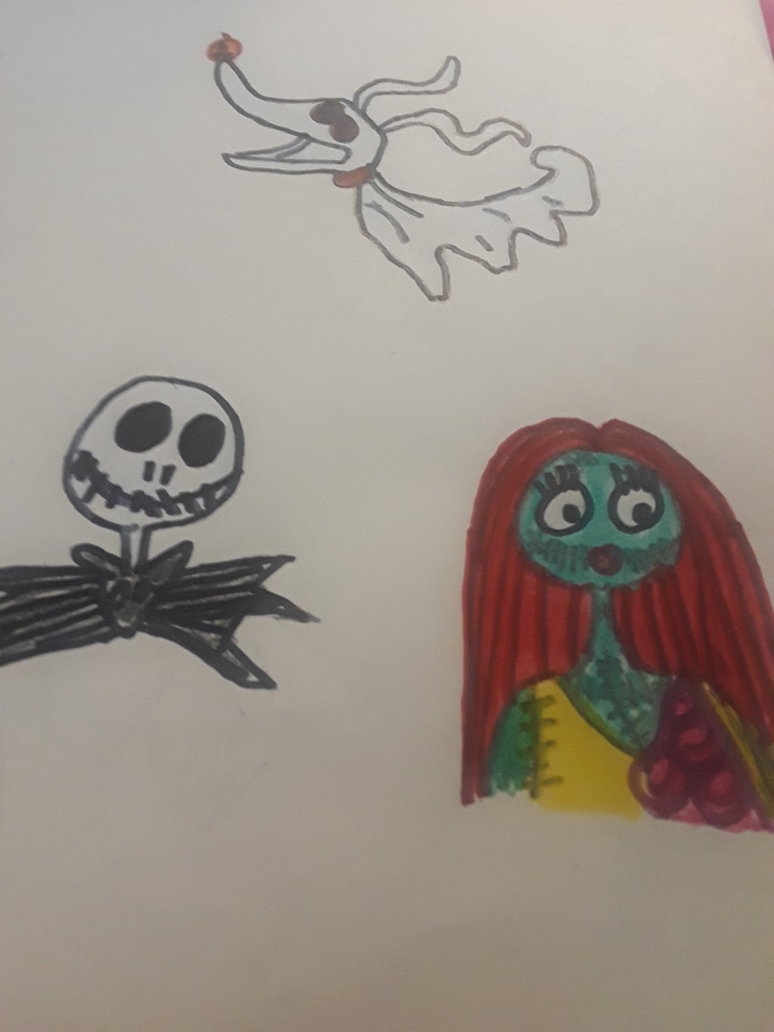 774x1032 Nightmare Before Christmas Sketches By Disneyninja723 - Nightmare Before Christmas Sketches