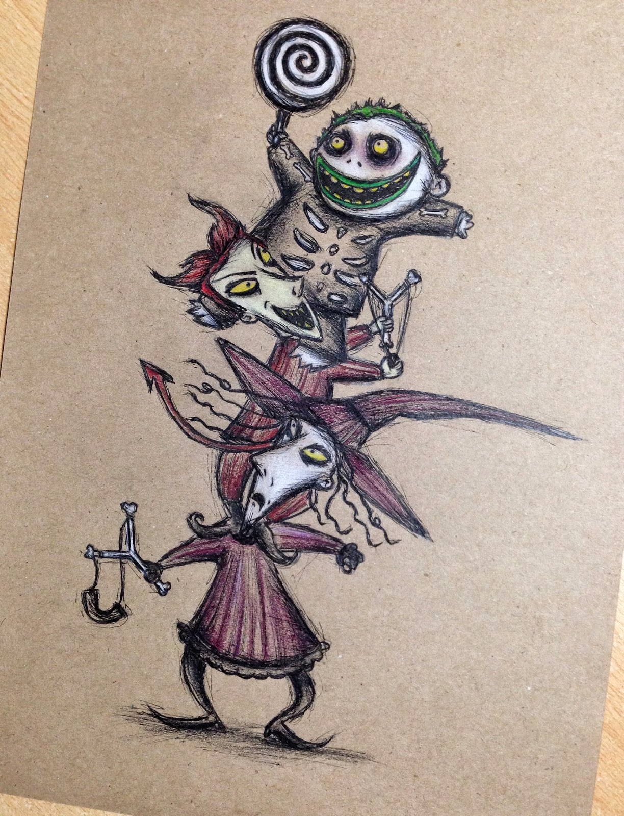 1224x1600 Scudge The Nightmare Before Christmas Illustrations - Nightmare Before Christmas Sketches