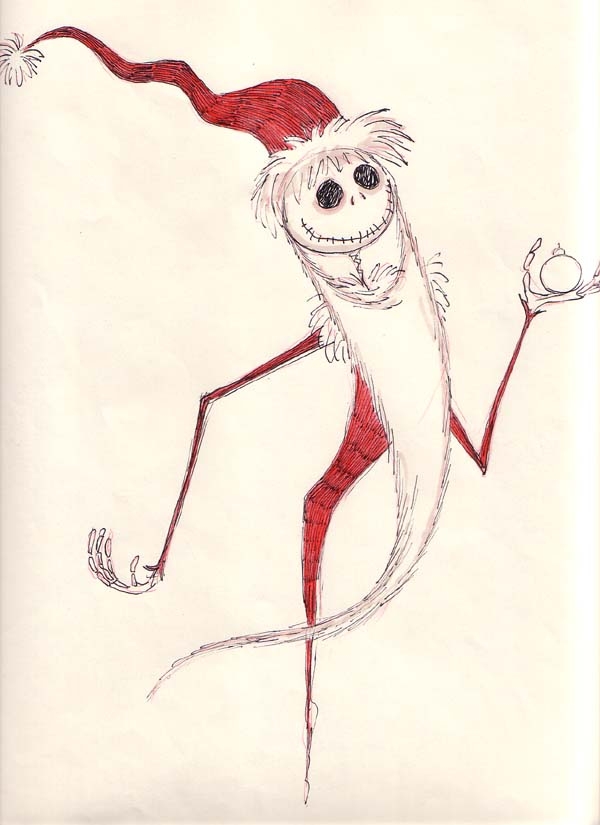 600x825 Tim Burton - Nightmare Before Christmas Sketches