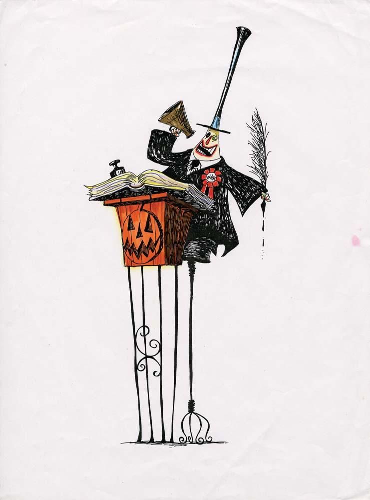 741x1000 Timburtonsblog Original Sketches By Tim Burton. The - Nightmare Before Christmas Sketches