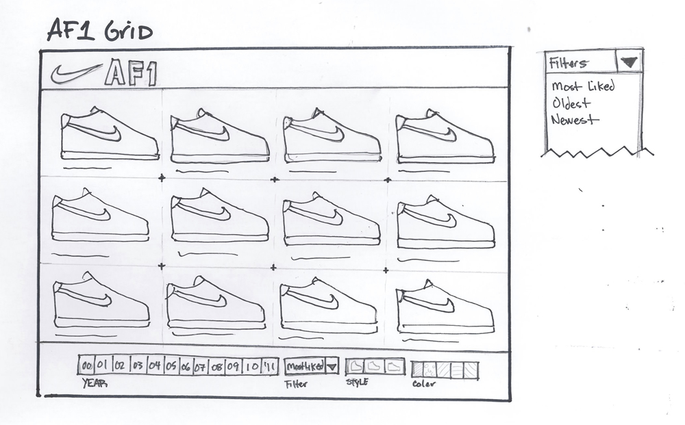 air force 1 blueprint