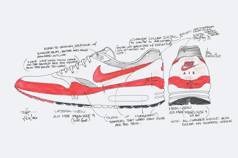 770x513 The 20 Best Nike Sneakers Ever The Idle Man - Nike Air Force 1 Sketch