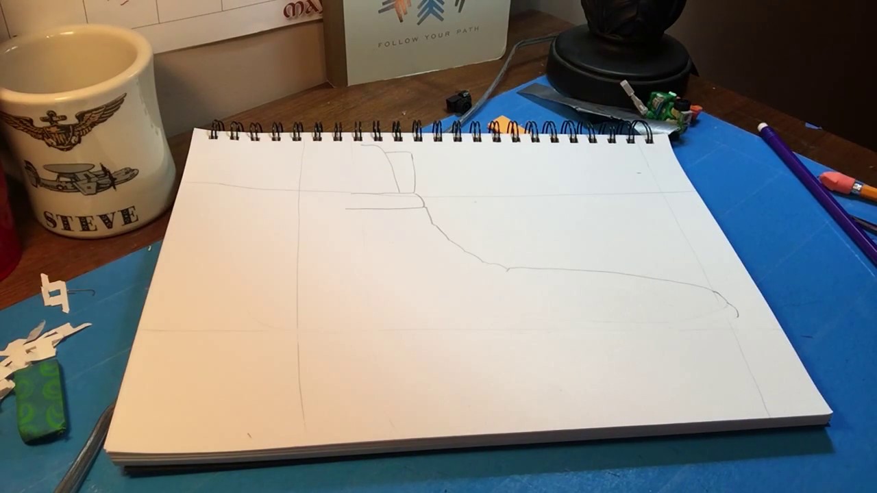 1280x720 Sketch Of Nike Air Mag - Nike Air Mag Sketch