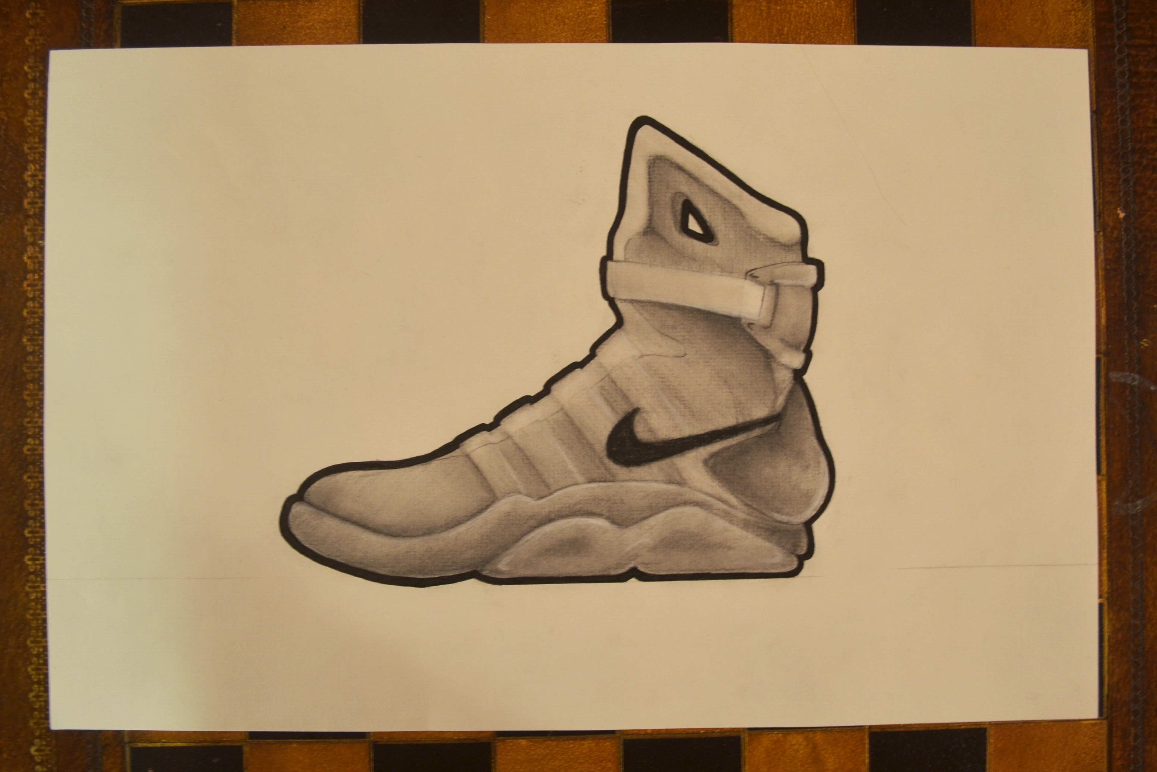 3840x2563 Conor Finn - Nike Air Mag Sketch