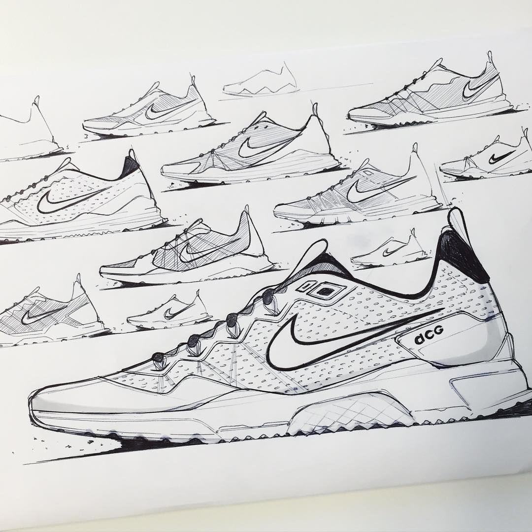 1080x1080 Pin By Robin Stethem On Ltid - Nike Shoe Sketch