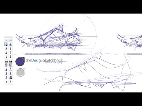 480x360 How To Sketch A Nike Shoe With Happy Accident Design Sketching - Nike Sneaker Sketches