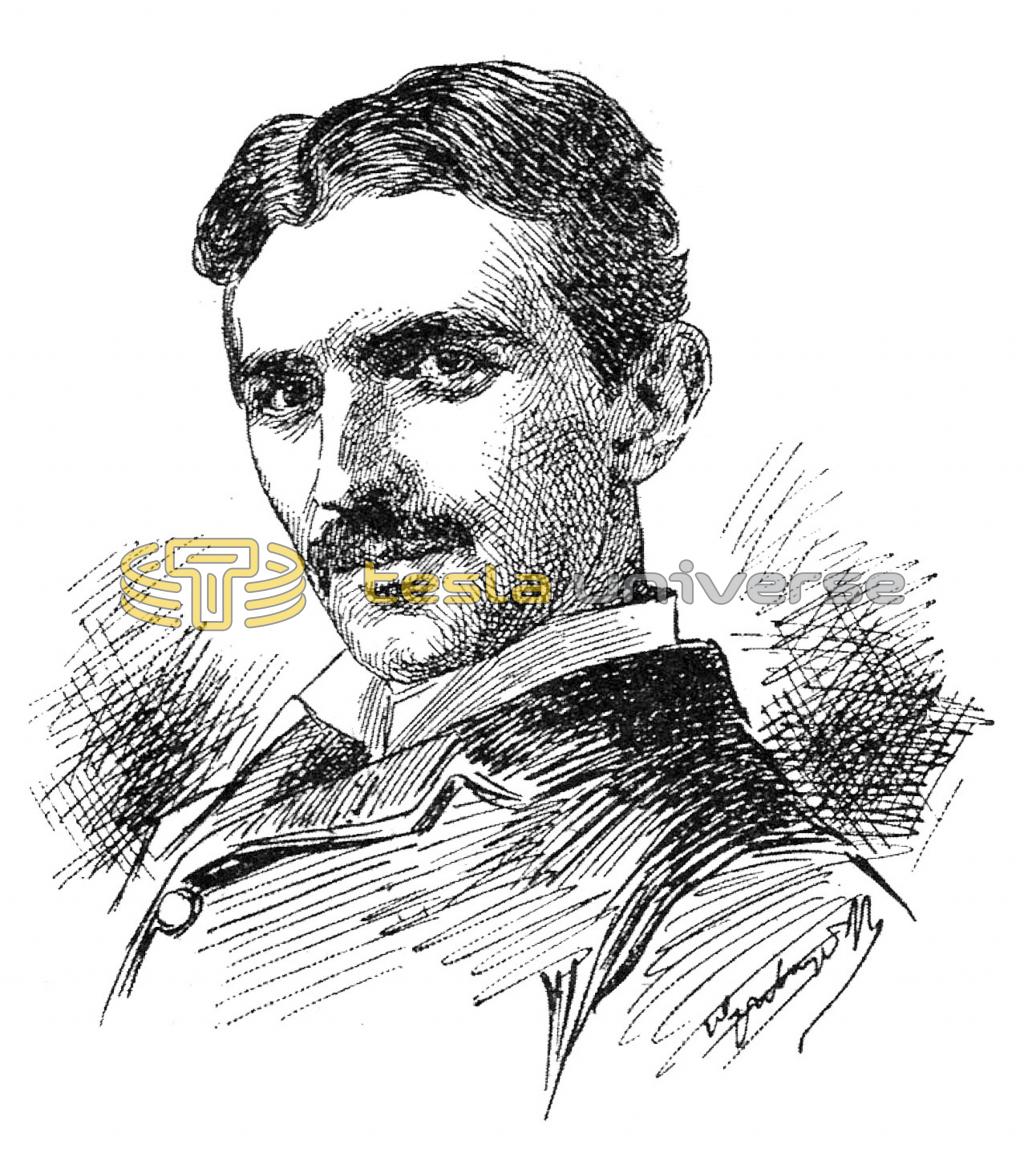 Nikola Tesla Sketch At Explore Collection Of