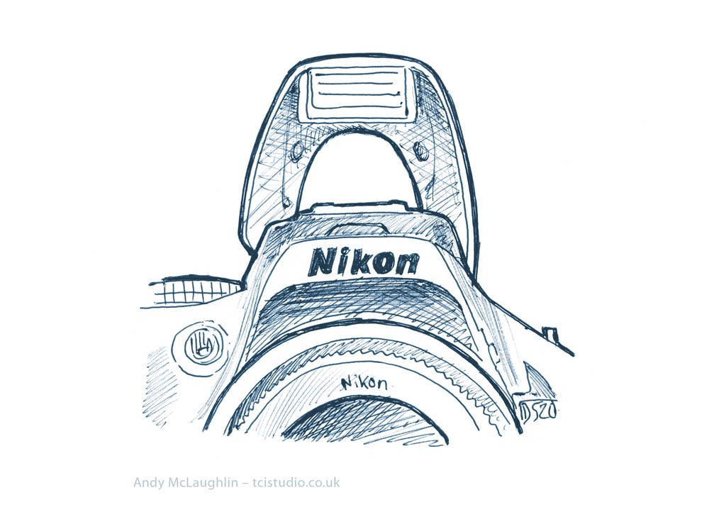 Nikon Camera Sketch at Explore collection of Nikon